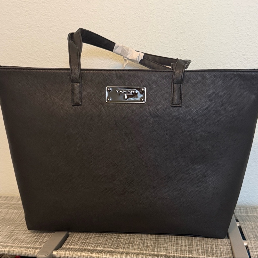 Tahari Black Tote Bag